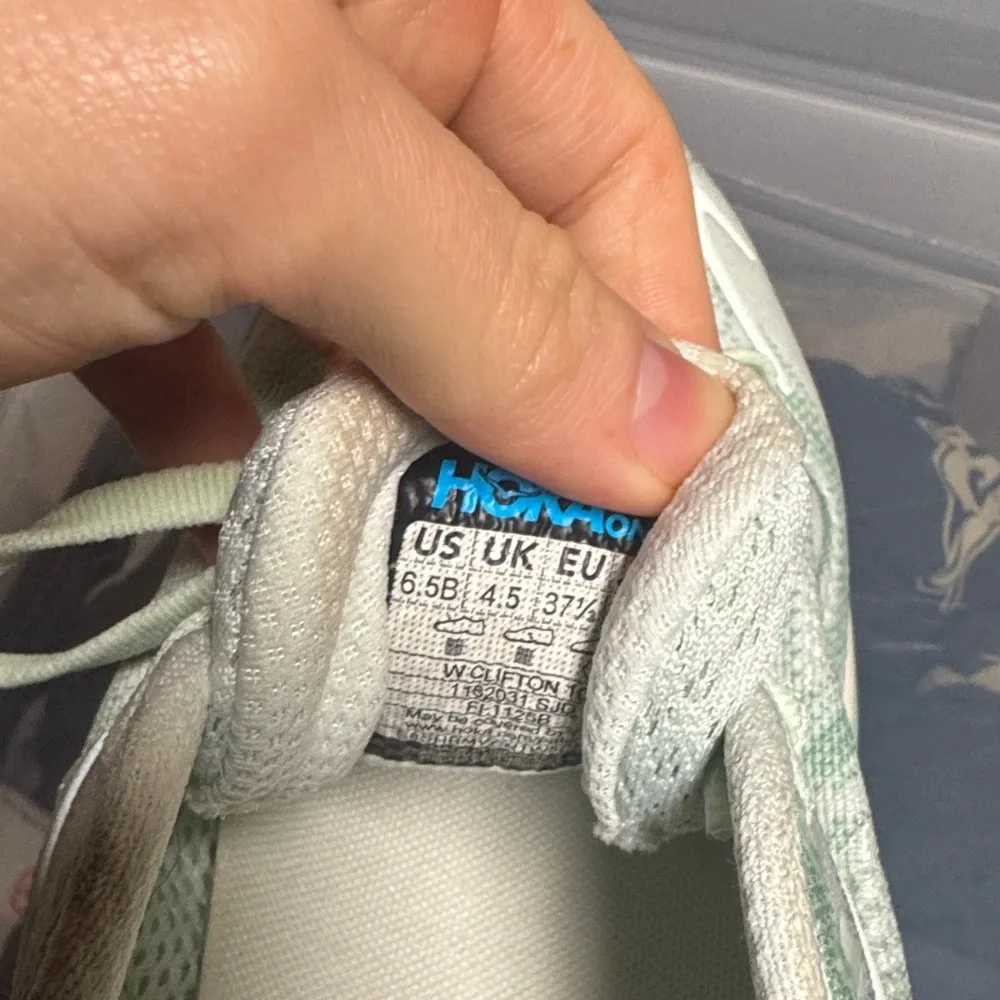 Hoka Light Green Athletic Shoes - Picture 5 of 8